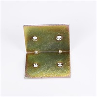 鎳色鐵角碼，家具鐵角碼60*40*40*2.0
